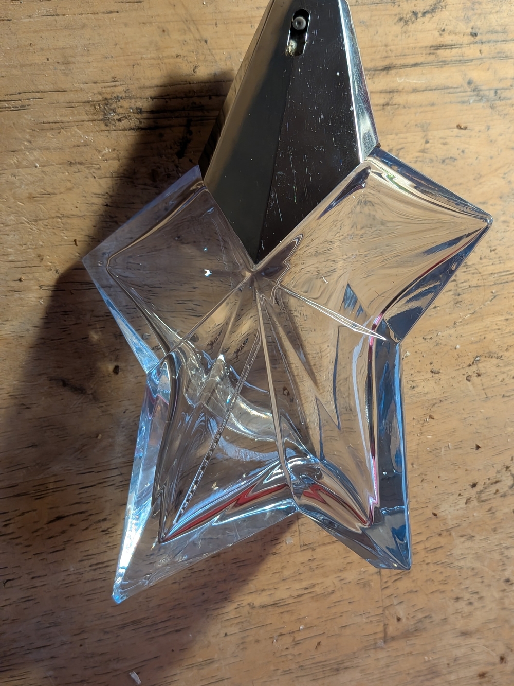 Empty Thierry Mugler angel Perfume Bottle - Refillable 3.4 Oz